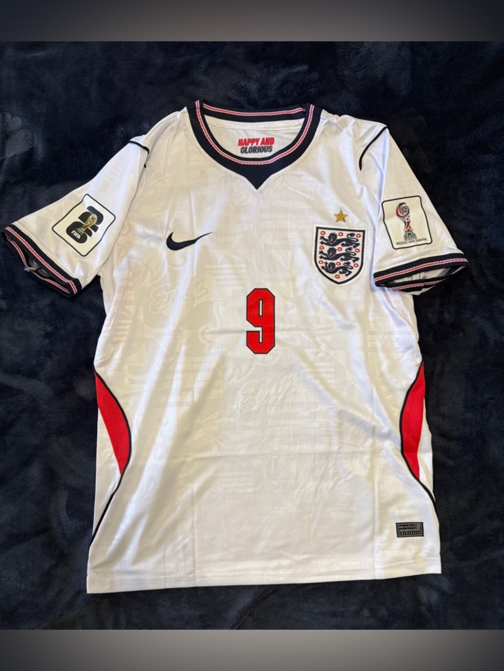 England Home 2026 World Cup Soccer Jersey #kane 9 #Adult size #NWT